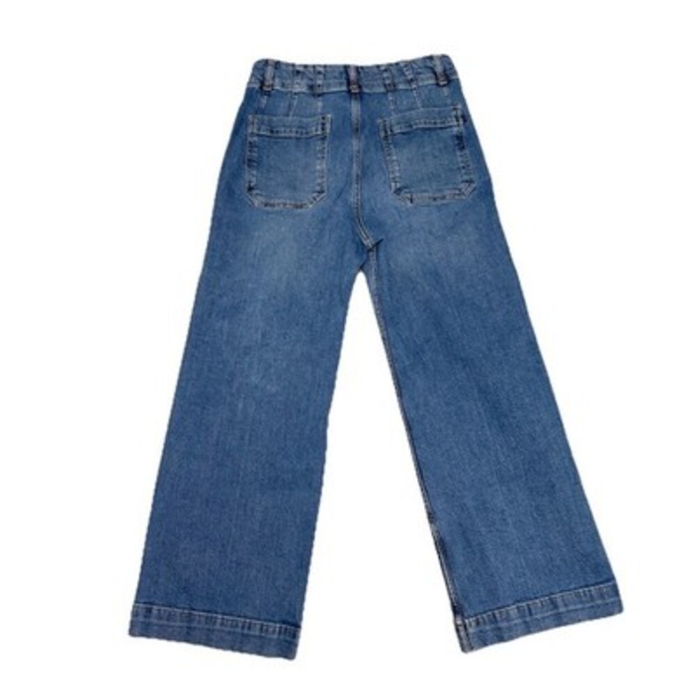 Pilcro Anthropologie Jeans Womens Wide Leg High Rise  Denim  Casual Size 29 Boho - Picture 3 of 4